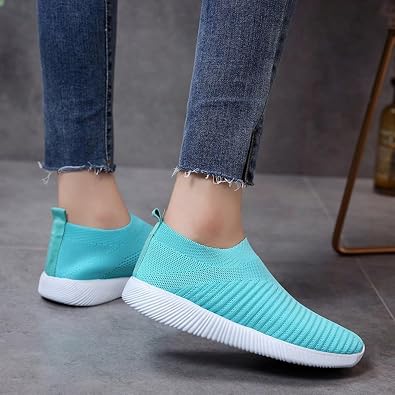 Slip On Shoes Women Comfortable Walking Cushion Tennis Non-Slip Workout Gym Athletic Arch Support Fashion Sneakers