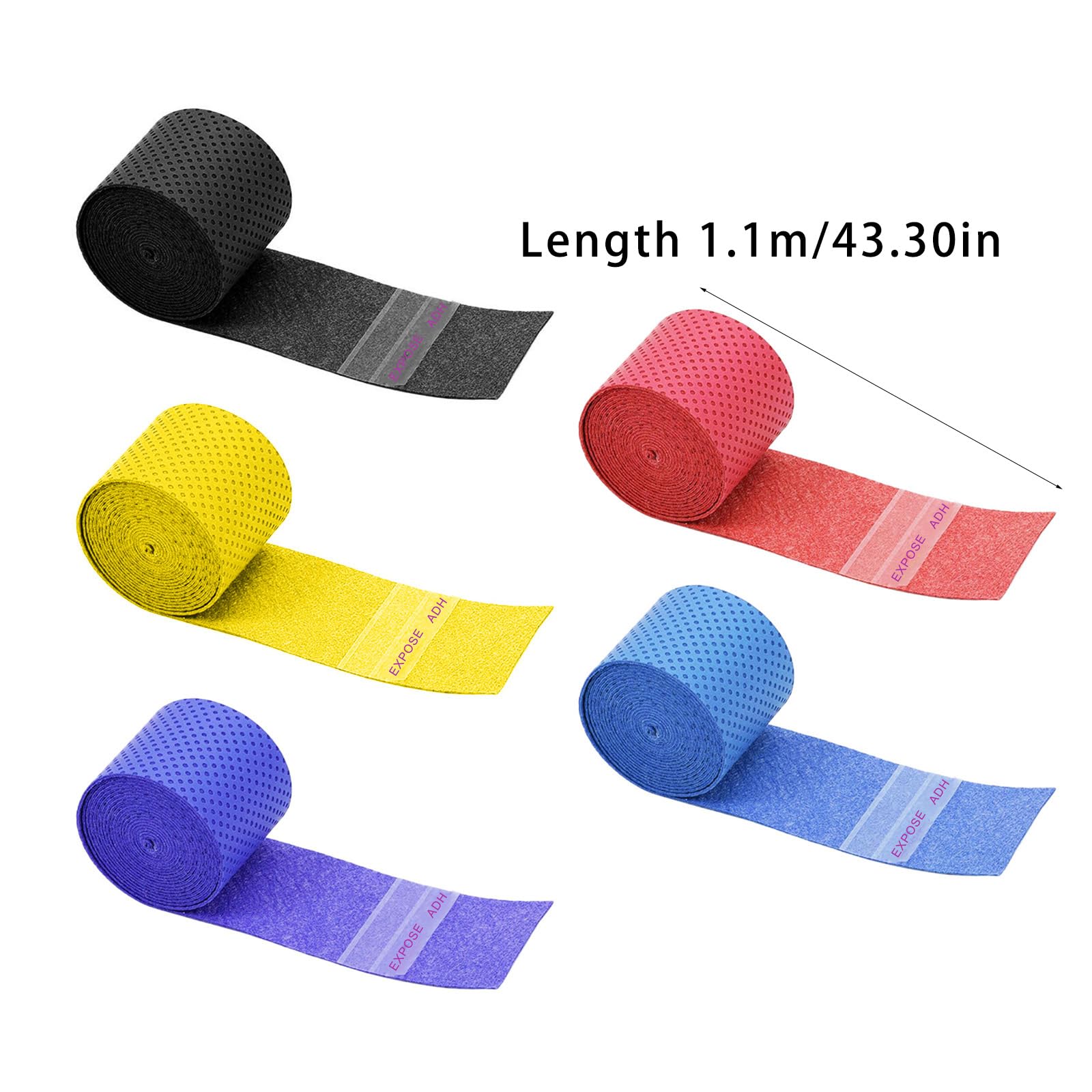 5Pcs Tennis Grip Testa Overgrip Antiscivolo Racchette Da Tennis Grip Antiscivolo Nastro Sudore Per Tennis Squash Badminton Enduring