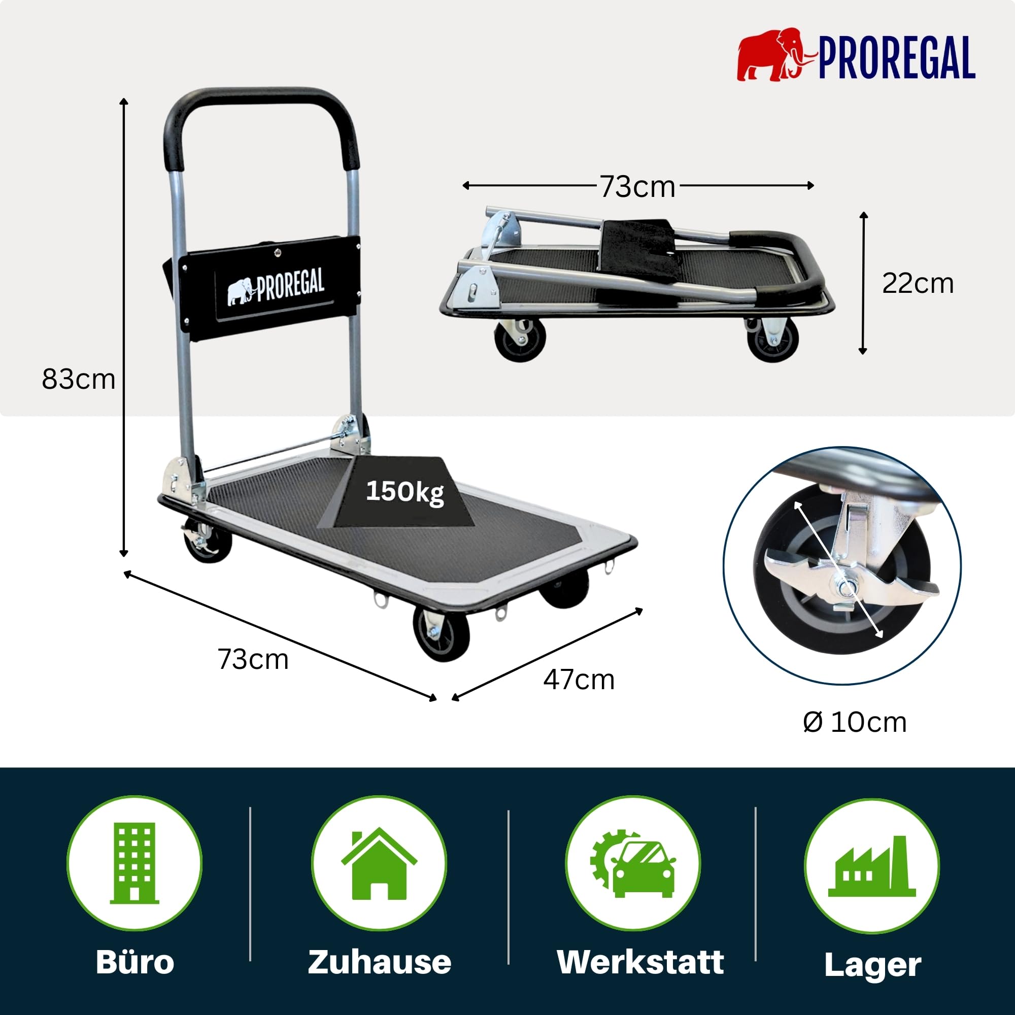 Lot De 2 Roues Pneumatiques 8/10", Roulettes Pivotantes Pour Diables