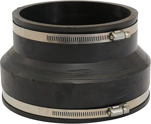 EFUTURETIME Gummimuffe 100mm EPDM - Flexible Rohrverbindung Mit Schlauchschellen