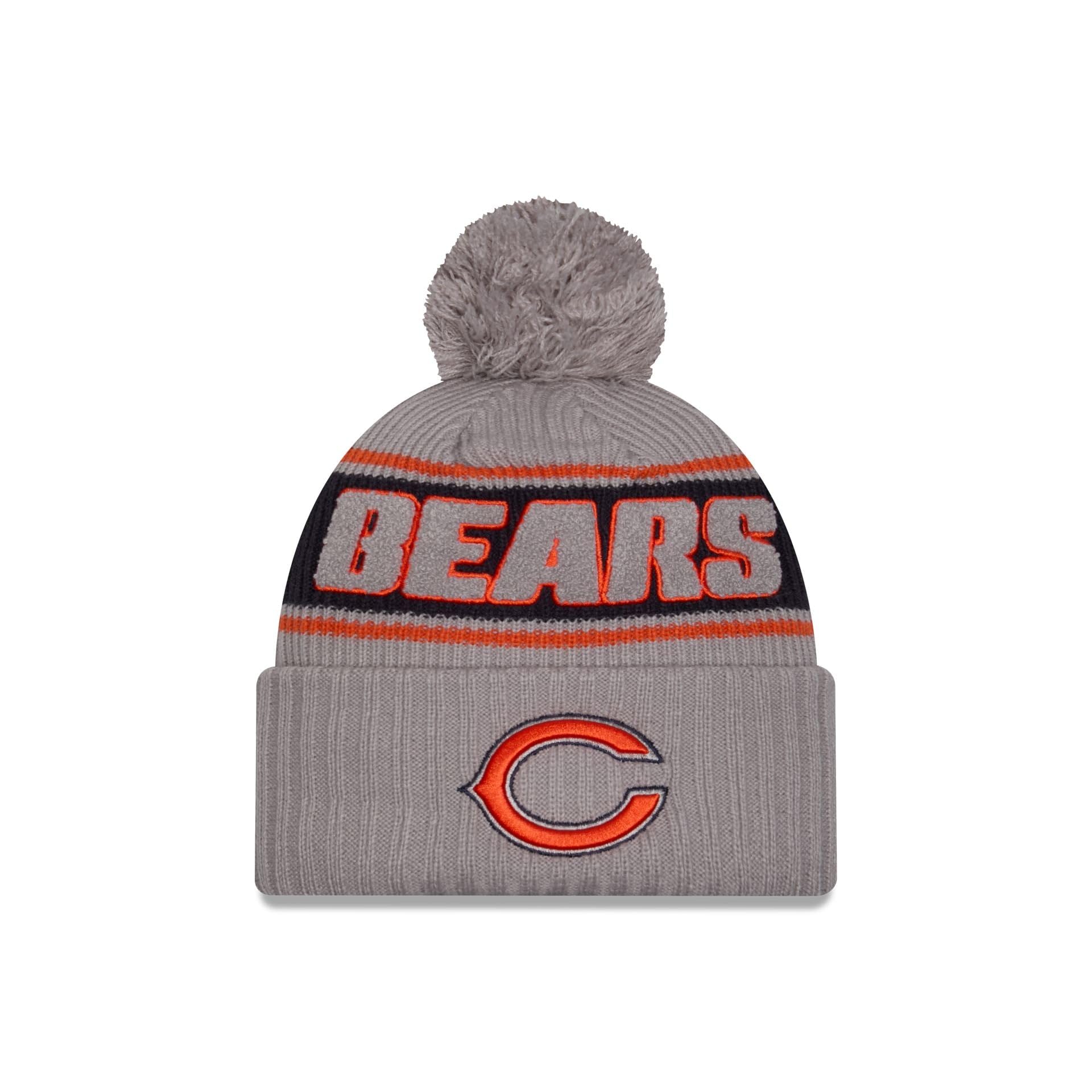 New Era Męskie NFL Sideline Knit Chicago Bears jeden rozmiar pasuje do większości, Chicago Bears, rozmiar uniwersalny
