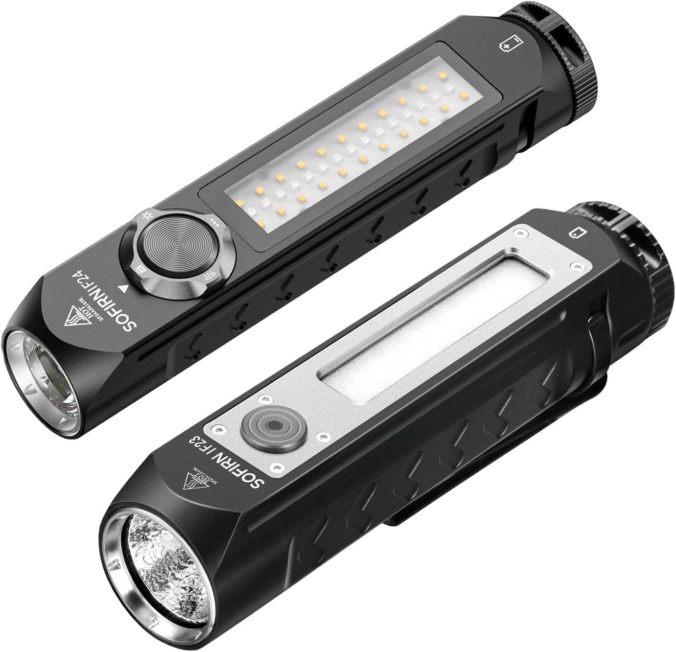 CSTEBOKE Sofirn IF23 IF24, Rechargeable Flashlights, Powerful Flashlights for Home, Flashlight for Emergency, LED Flashlights Rechargeable, High Lumens Strong Flashlight