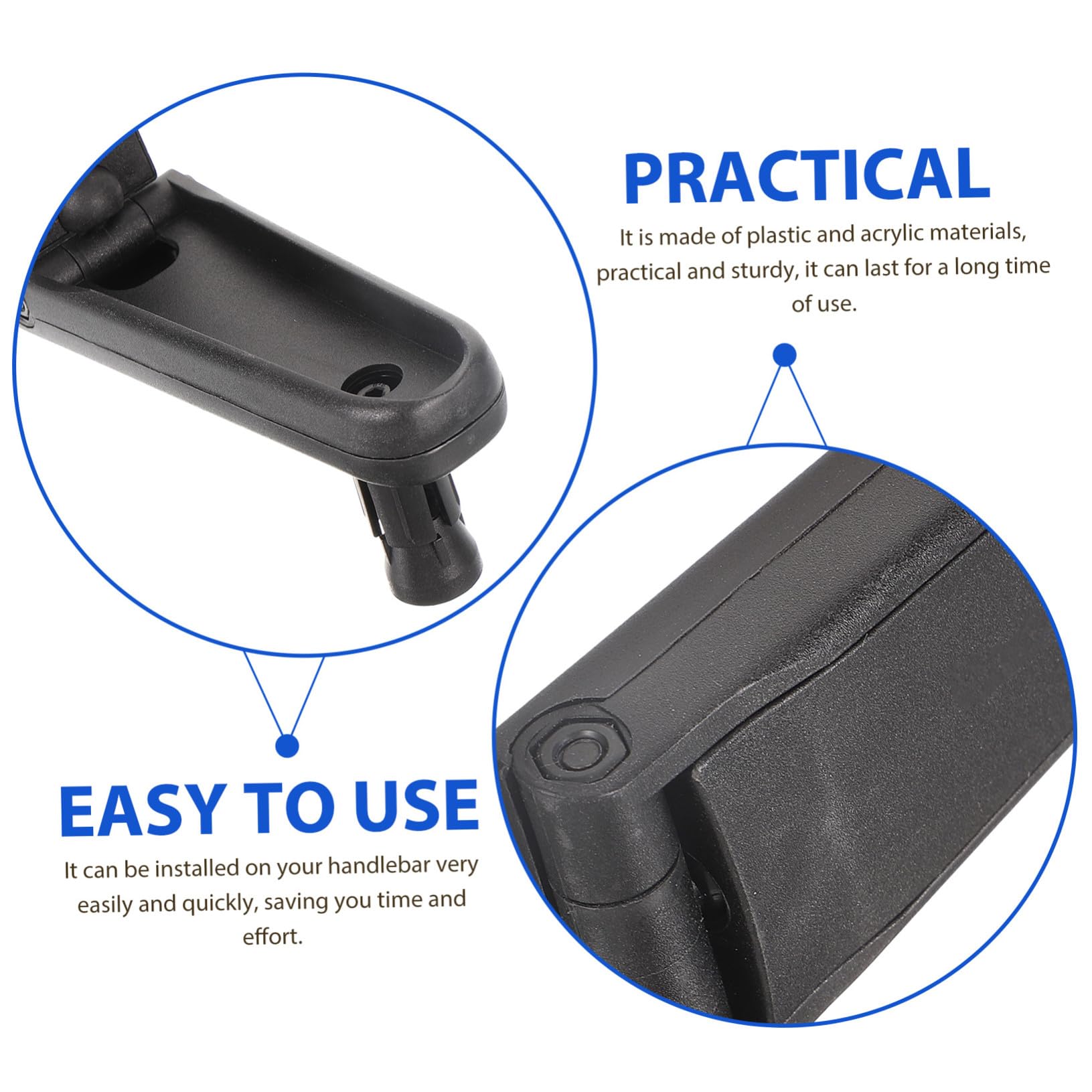 5 Pièces Rétroviseur de Vélo Réfléchissant pour Guidon Accessoire de Cyclisme Durable avec Élargie Installation Facile Accrue pour Vélo de Route Électrique