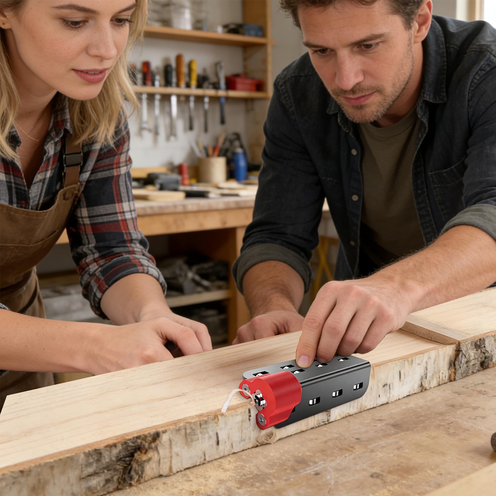 Recortadora de Cantos,Acero de Alto Carbono | Cortador para Bordes de Madera | Para Taller, Entusiasta de Manualidades, Carpintero, Arquitecto, Ingeniero, Recorte de Muebles, Modelo Hecho a Mano