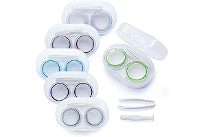 Cute Glow in the Dark Eye Contacts Storage Pack (6 Pack)