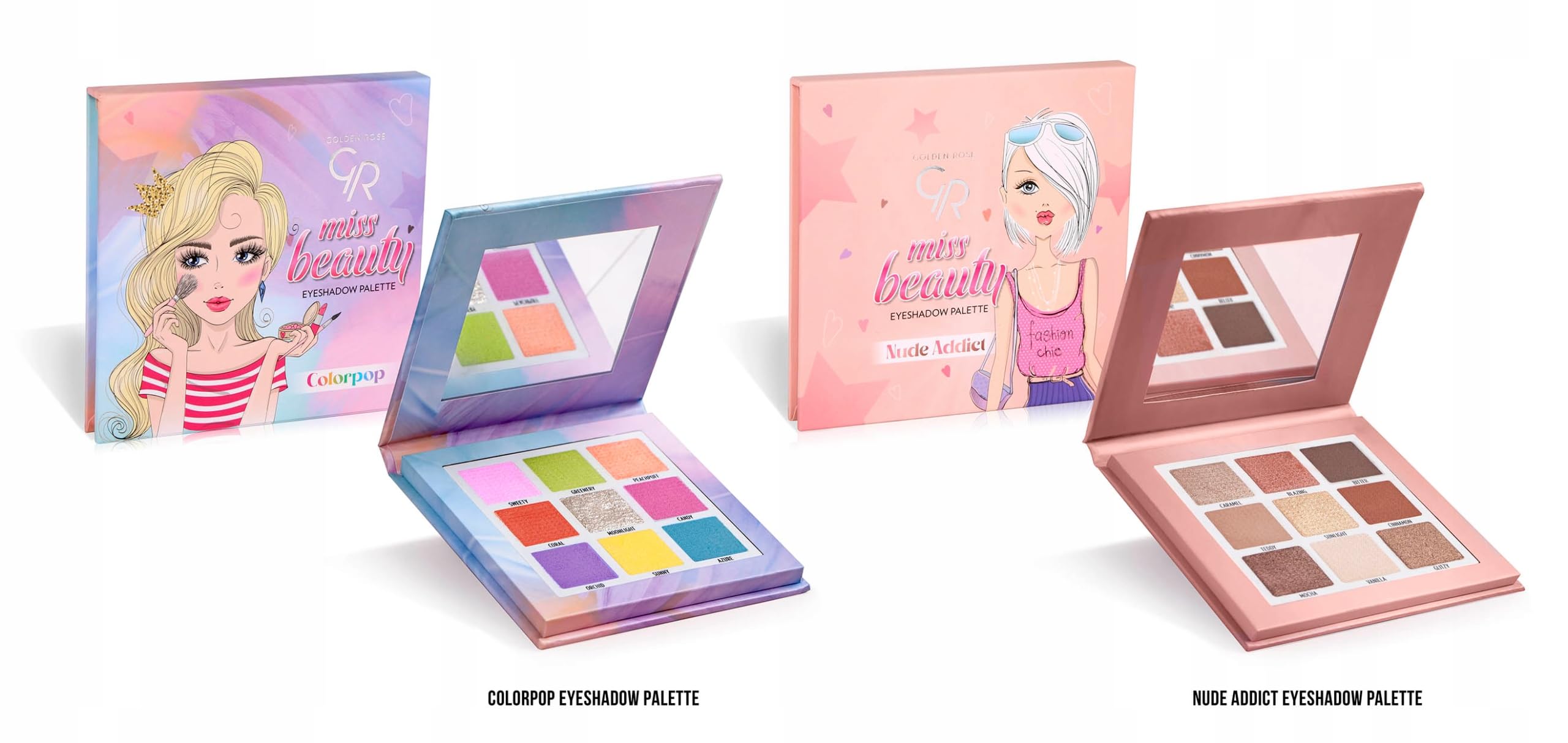 Golden Rose Miss Beauty Eyeshadow Palette Far Paleti Colorpop