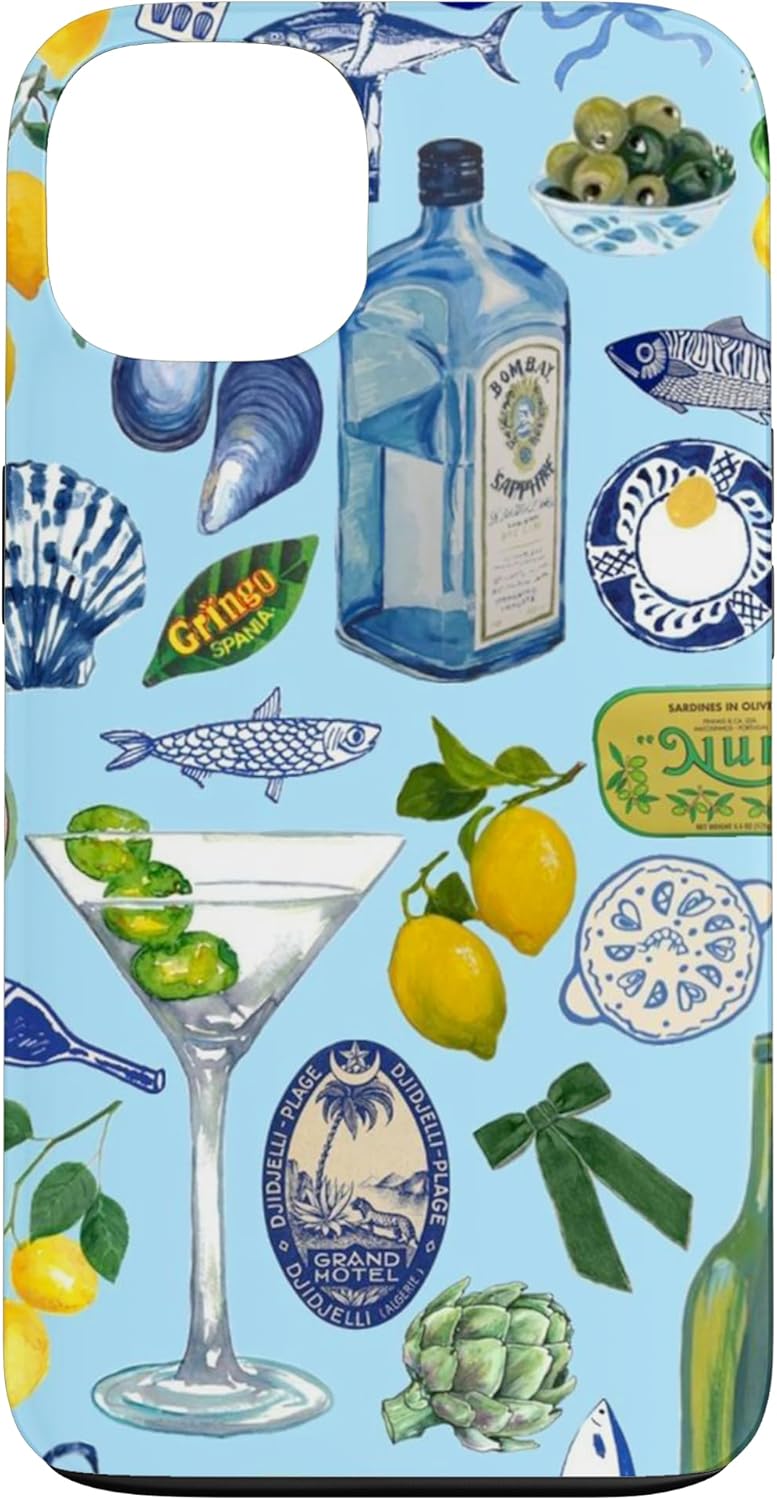 Coastal Shells Drink & Fruits European Italian Summer Case for iPhone 13