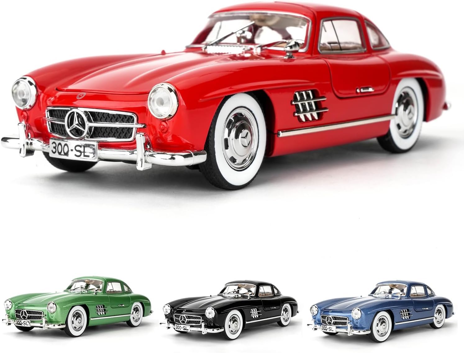 Minniq STORE Merceedes Benz 300 SL Classic Model Car with Box, Zinc Alloy Pull Back Toy car with Sound and Light for Kids Boy Girl Gift [Colors as Per Stock] (Merceedes Benz 300 SL Classic) (B0DHD725S4) Amazon Price History, Amazon Price Tracker
