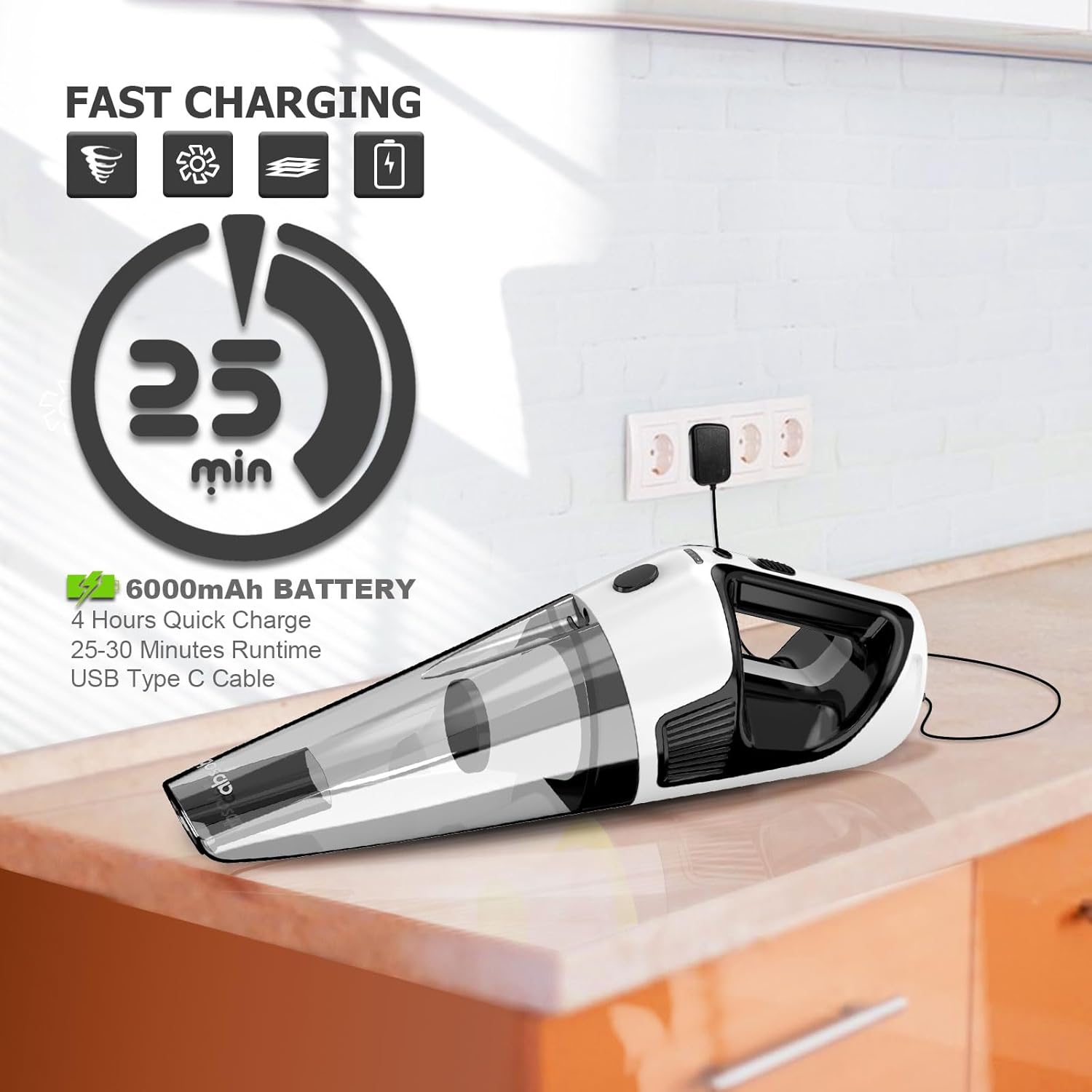 absob Aspirabriciole Senza Fili, Ricaricabile Aspira Briciole Elettrico Senza Filo Con Luce a Led e 2 Filtri, Handheld Mini Aspirapolvere Per Auto Per Cleaner Peli Briciole Acari(verde) absob Aspirabriciole Senza Fili, Ricaricabile Aspira Briciole Elettrico Senza Filo Con Luce a Led e 2 Filtri, Handheld Mini Aspirapolvere Per Auto Per Cleaner Peli Briciole Acari(verde)