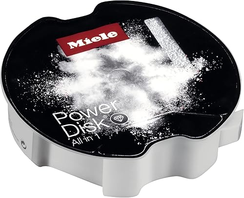 Miele PowerDisk - Juego de detergente para lavavajillas con AutoDos, disco de 49.4 onzas