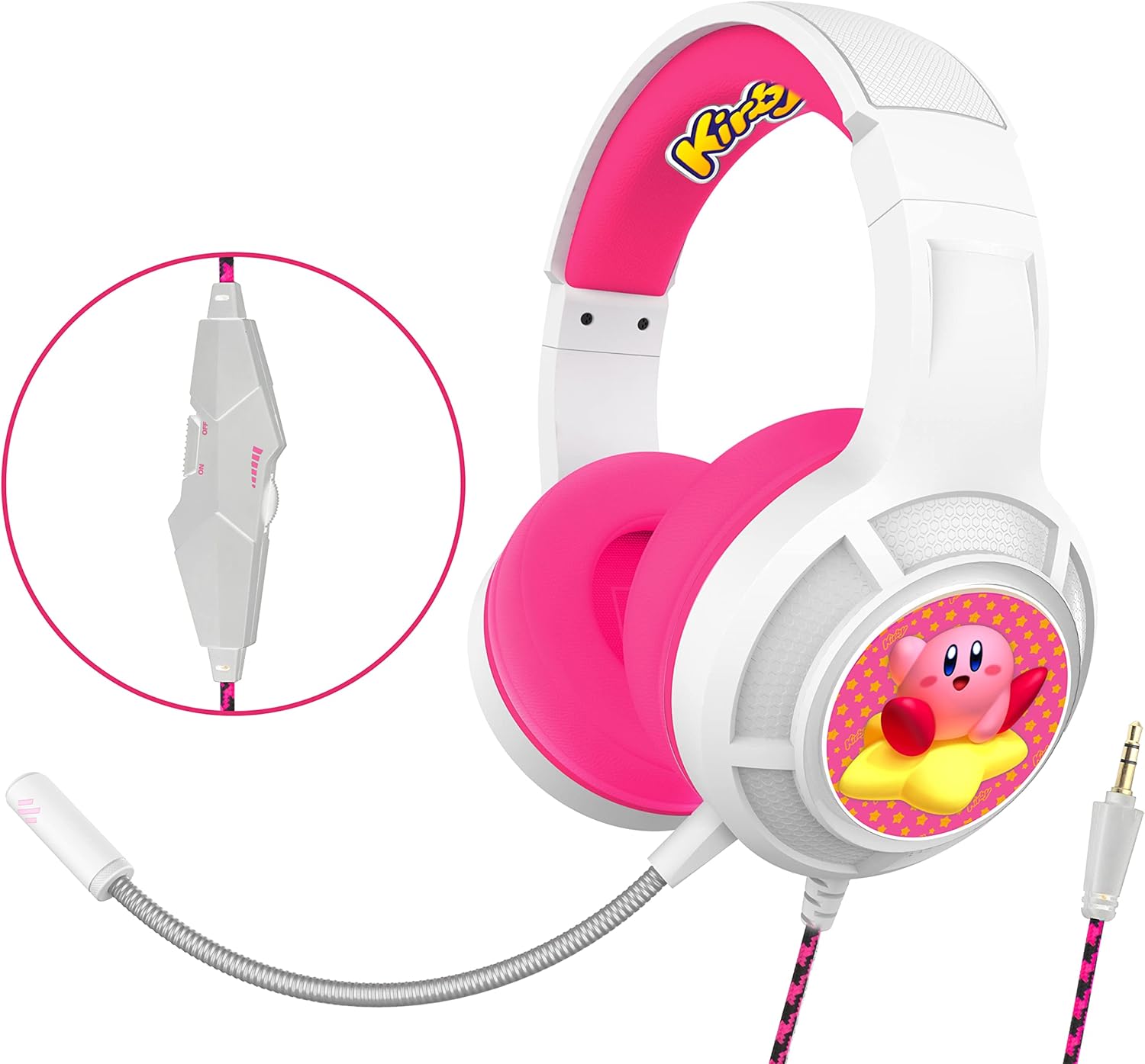 OTL Technologies KB0948 Kirby PRO 4 Wired Gaming Headphones White