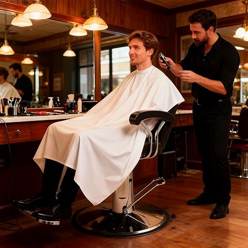 Miniatura 8 de Silla de peluquería con bomba hidráulica resistente, silla reclinable giratoria de 360 grados, estructura de acero duradero, equipo de belleza para