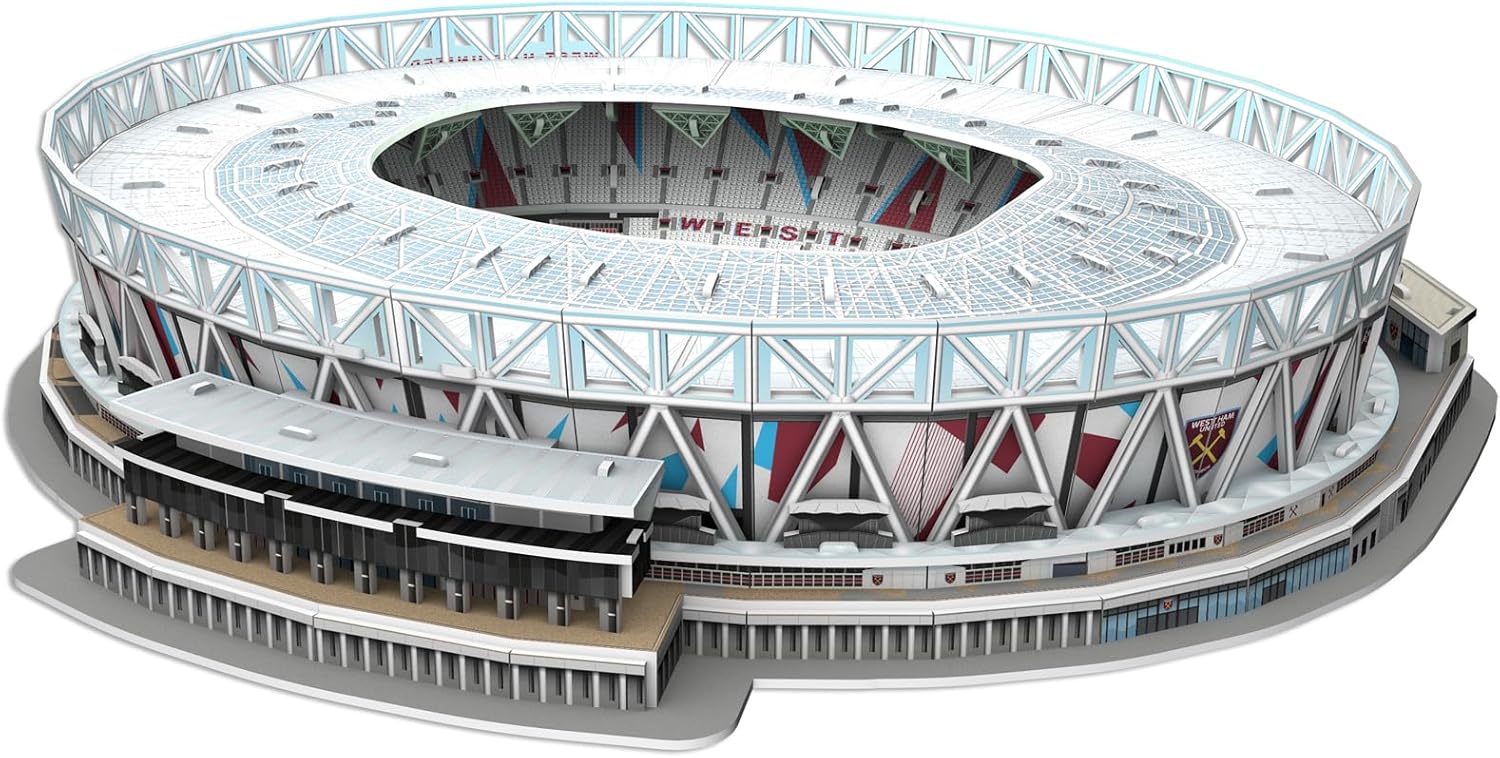 West Ham United's London Stadium 3D Puzzle, Multi Coloured