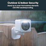 WYZE Cam OG Intérieur/extérieur 1080p Caméra de sécurité maison intelligente WI-Fi avec vision nocturne couleur, projecteur intégré, détection de mouvement,2-Way Audio, Compatible avec Alexa & Assistant de Google, Blanc (paquet de 2)