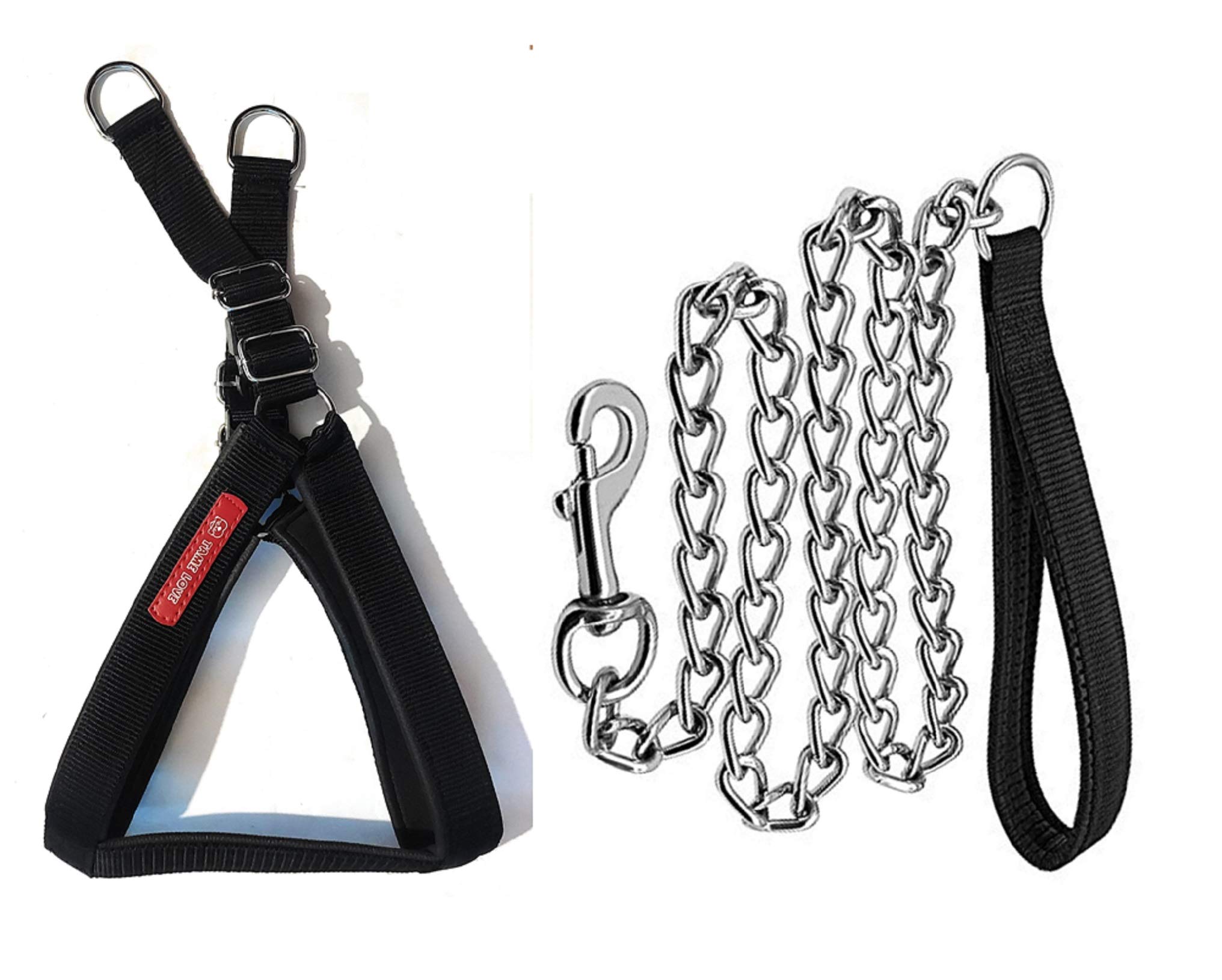 See full amazon price history chart for Tame Love Adjustable Breathable Dog Chest Belt Harness & Padded Leash Chain for Medium Sized Dogs for Training, Walking, Running (Black Color - 1 Inch) Tame Love Adjustable Breathable Dog Chest Belt Harness & Padded Leash Chain for Medium Sized Dogs for Training, Walking, Running (Black Color - 1 Inch) (B08Q773BRY) Amazon Price History, Amazon Price Tracker