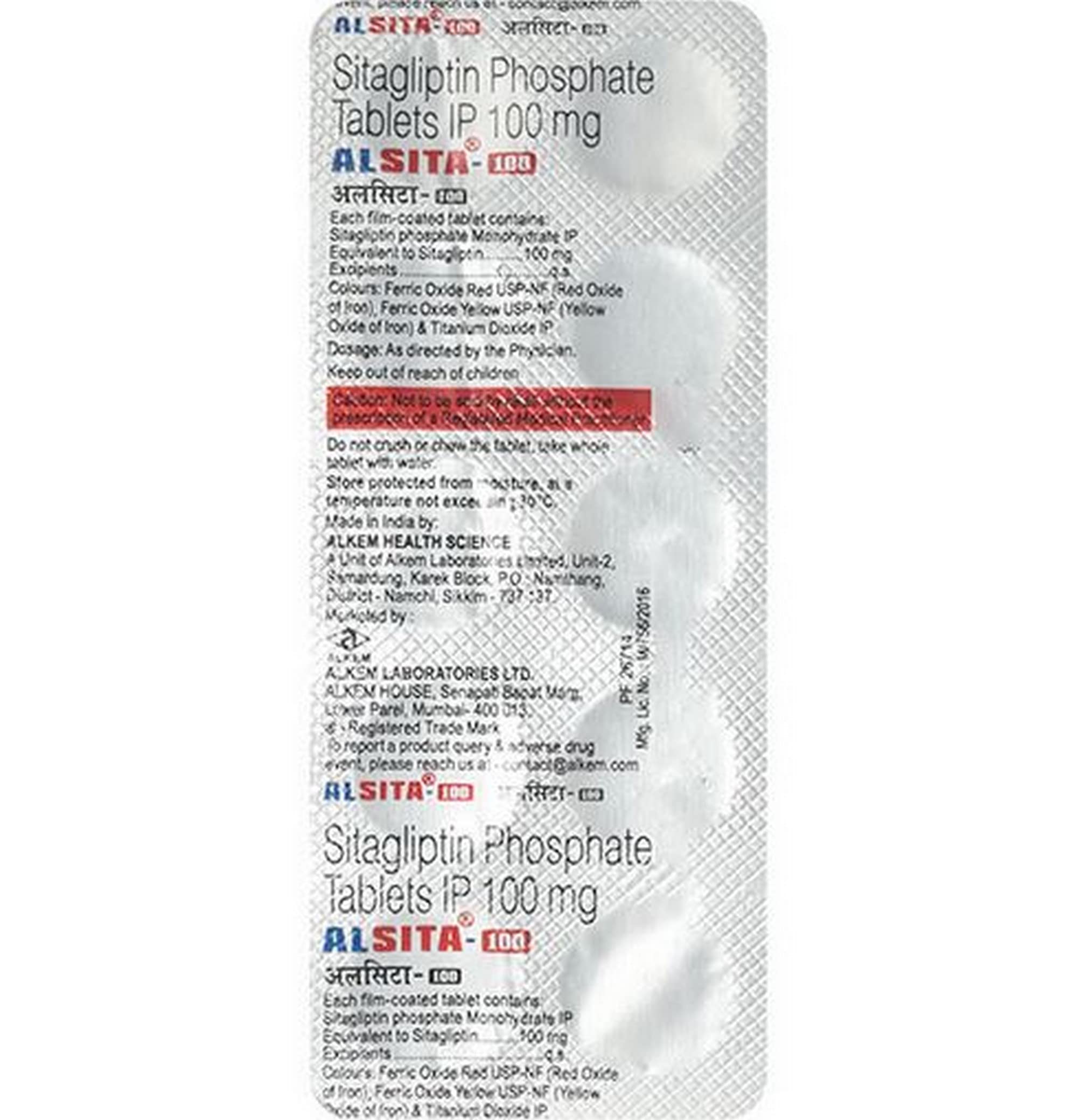 Alsita-100 Tablet 10's