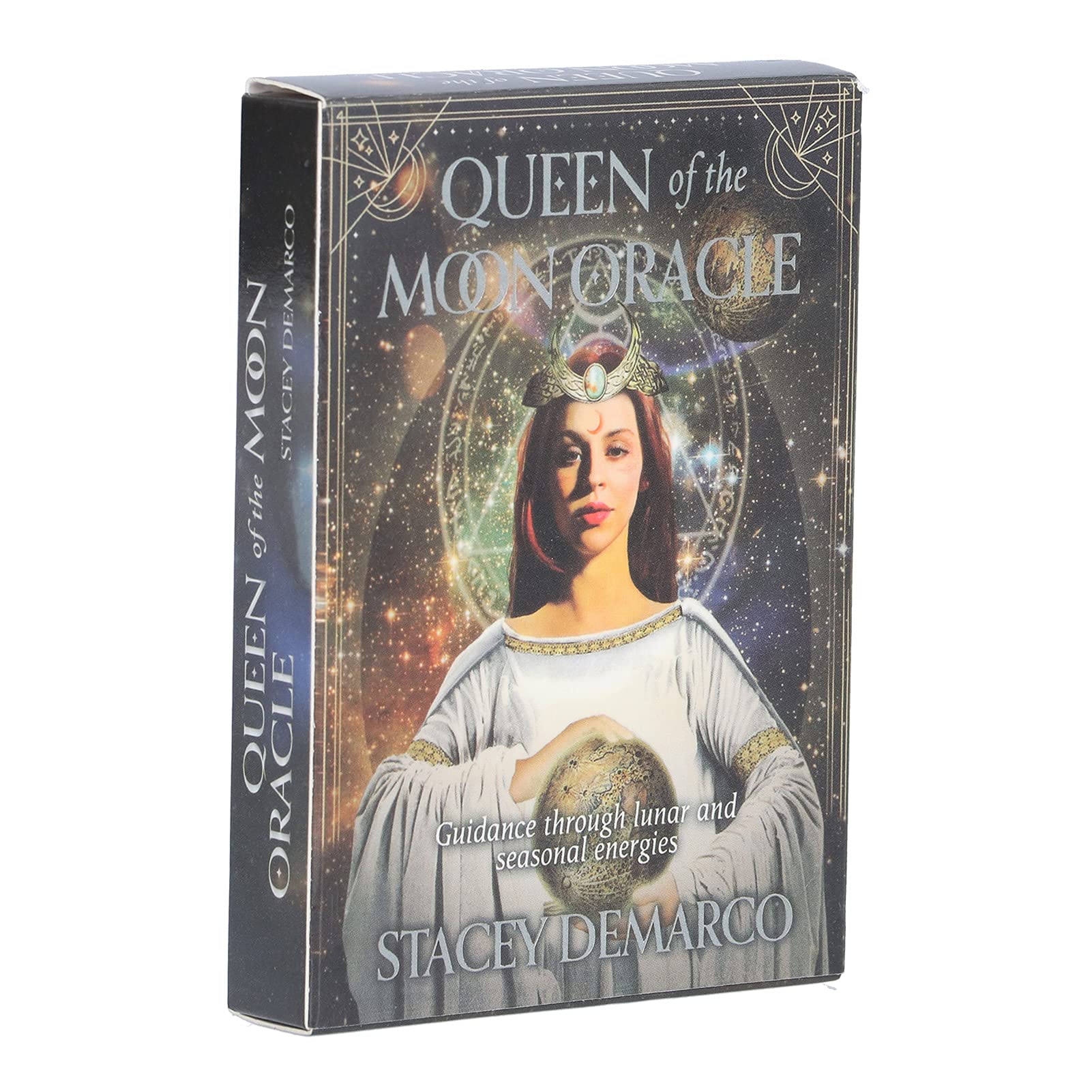 Amazon.com: Tarot Cards, Queen of the Moon Oracle Cards 44 Cards Exquisite Tarot  Cards Deck Eco‑friendly Paper Card Predict Future and Destiny Small Size  English Original Tarot Deck with Guidebook for Beginner :