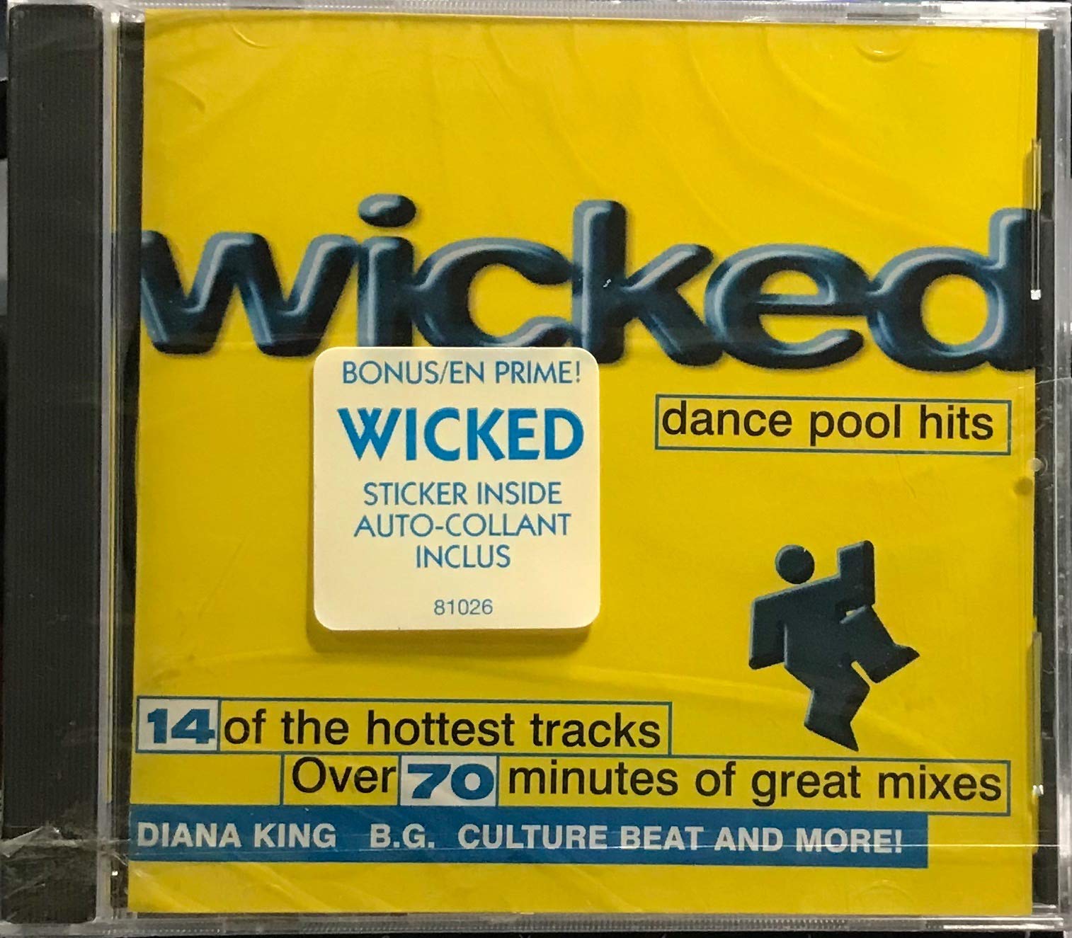 Wicked: Dance Pool Hits [Audio CD] Culture Beat, B.G., Asap, Arthur Miles, Diana King & Nahki, Uplifters, Spacewoman, Spaghetti Syrfers, Rytmica & Big Reggie, Hector, Amy Charles, Claudia Chin, Michelle Sweeney, Espuma,