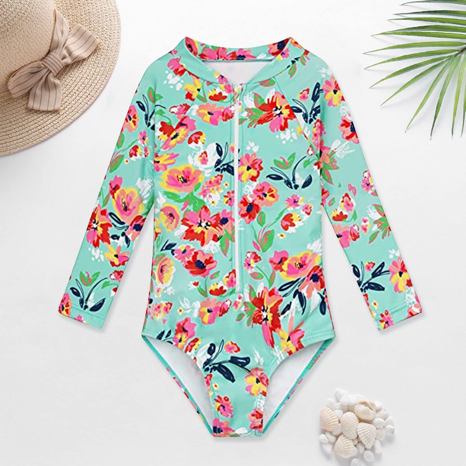 Century Star Long Sleeve Swimsuits Swim Dress For Women
