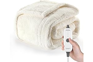 Sunbeam Royal Sherpa Foot Pocket Heated Electric Throw