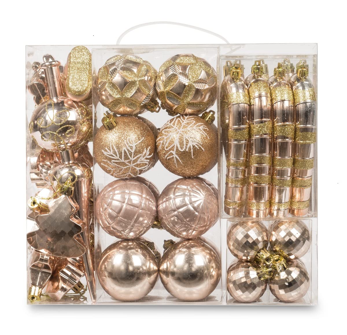 Amazon.com: AUXO-FUN 54 Pieces Assorted Christmas Ornaments Tree