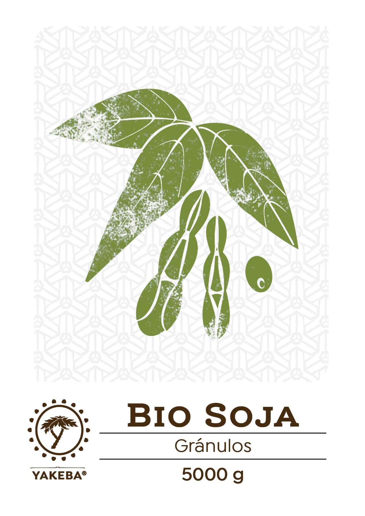Yakeba | Soja Orgánica | Picada/en Gránulos/Chips | 5000g | Texturizada | Cultivo Europeo | Sustituto Vegano de la Carne | TVP | Soja en Trozos | Para Boloñesa, Hamburguesas y más.