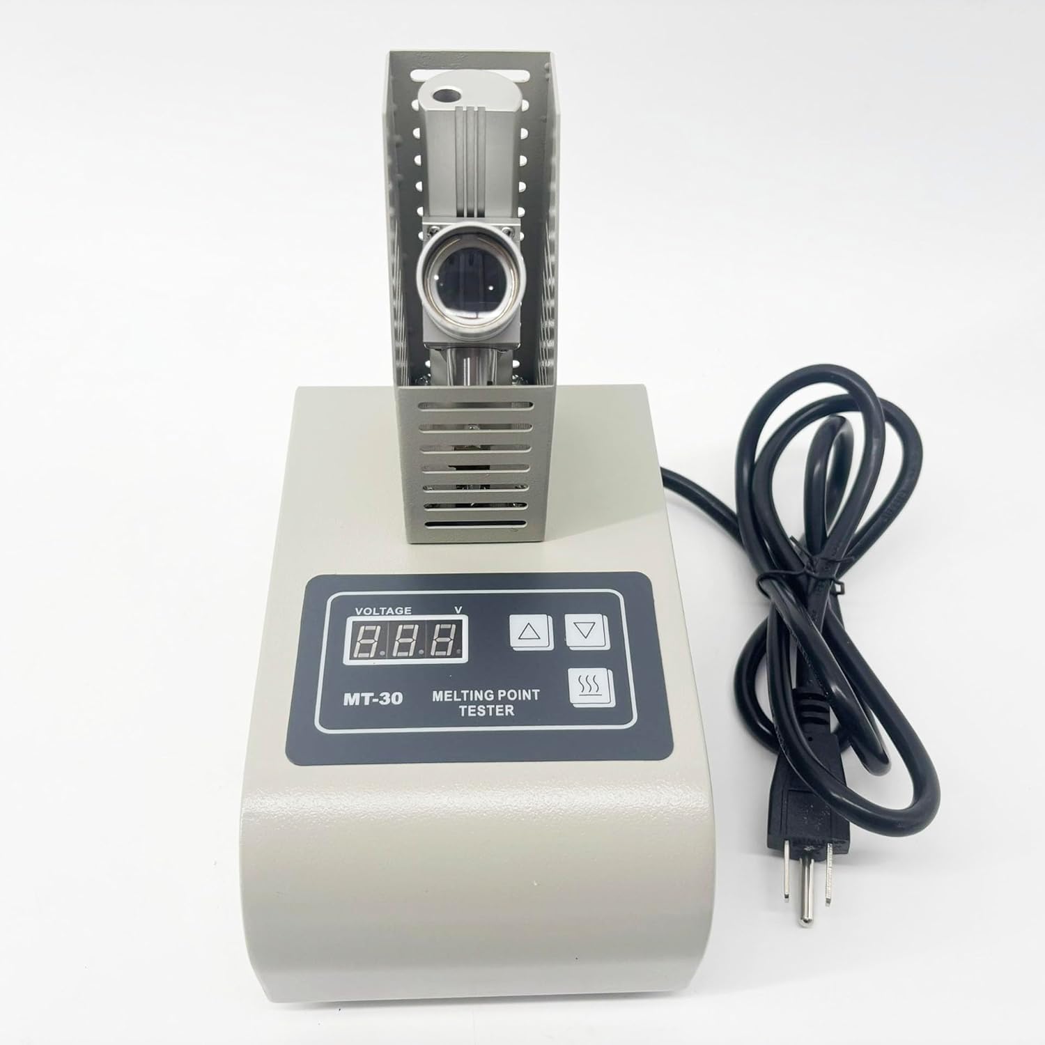 Melting Point Apparatus Melting Point Tester Melting Point Instrument with Test Range 50-300°C Accuracy ±1.0℃ for Melting Point of Drugs Reagents Fragrances and Other Organic Crystalline Substances