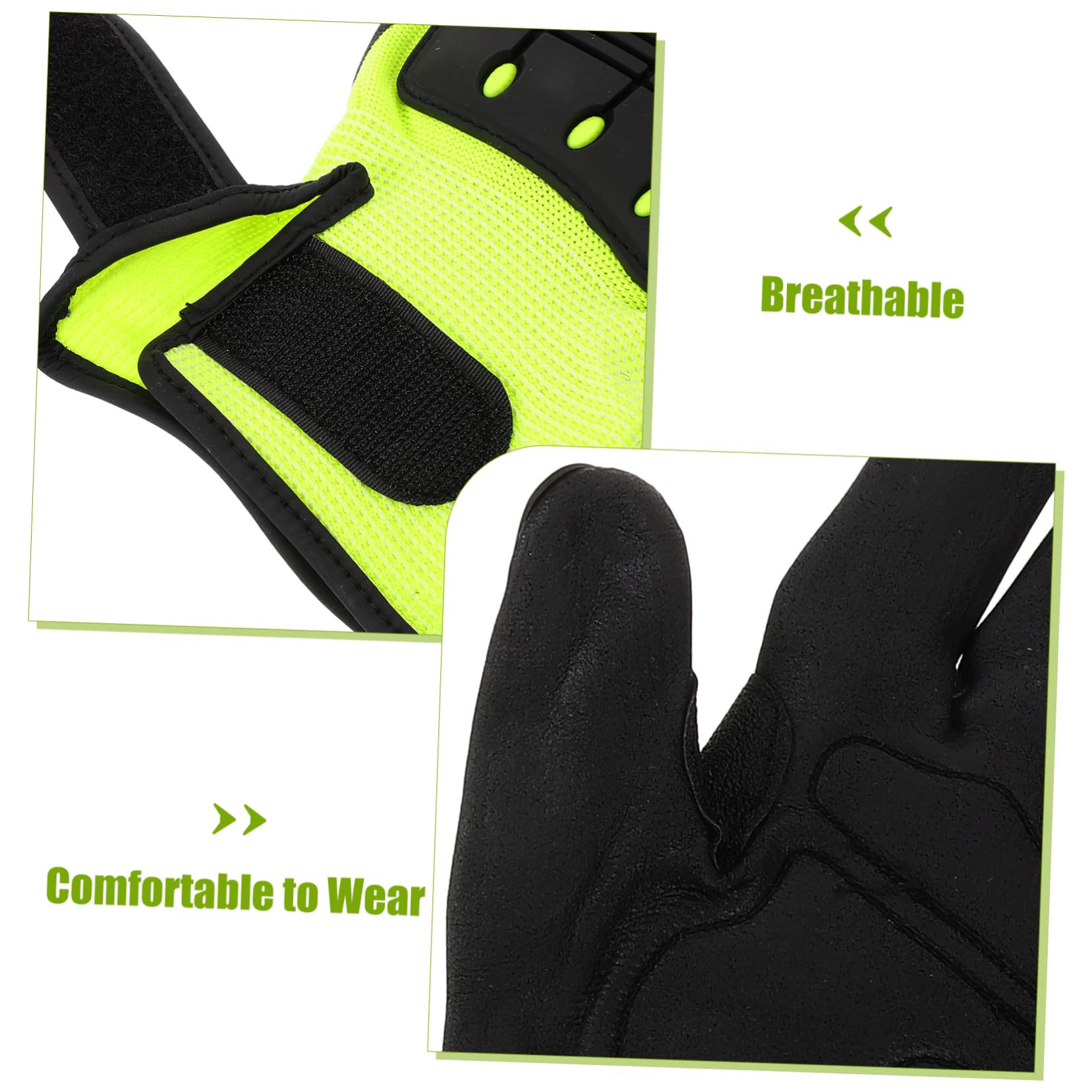 Guantes Antipinchazos para Trabajo y Jardinería, Resistentes a Impactos Goma y Plástico, Fáciles de Limpiar y Flexibles, Ideales para Deshierbar y Transportar,