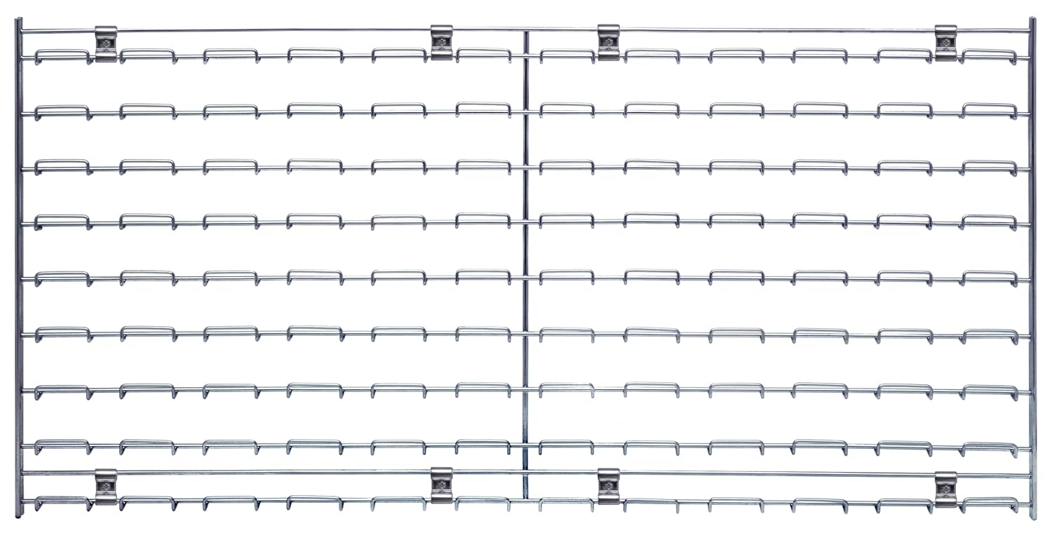 FSE 373-WLP-1836C Wire Louvered Panel, 36L x 18H, 175 lb. Load Capacity, Ultra Stack & Hang & Mesh Bins