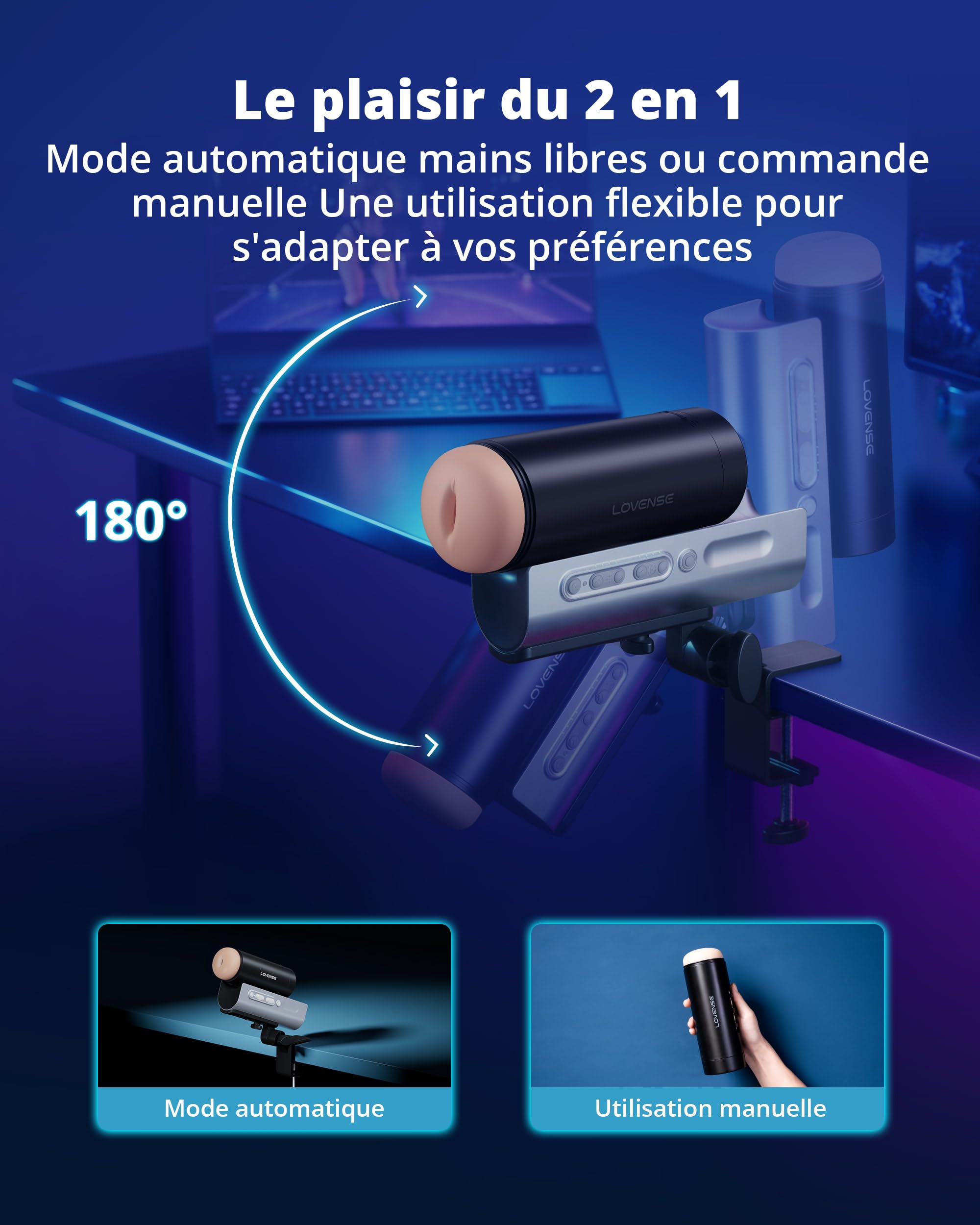 LOVENSE Solace Pro Masturbateur Automatique Homme Masturbateurs Masculins avec AI Sync App à Distance Masturbeuse Mains Libres Modèles de Succion illimitée Vaginette Ultra Réaliste Sextoyse Homme | Masturbateur Masculin AI Sync, Contrôle via Application,