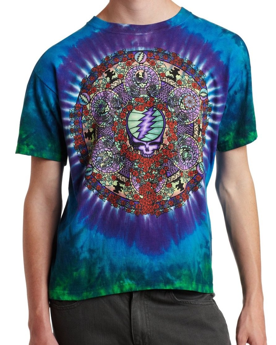 Liquid Blue Unisex's Grateful Dyegrateful 셀틱 만다라 타이 다이grateful Dead Celtic Mandala Tie Dye T-Shirt