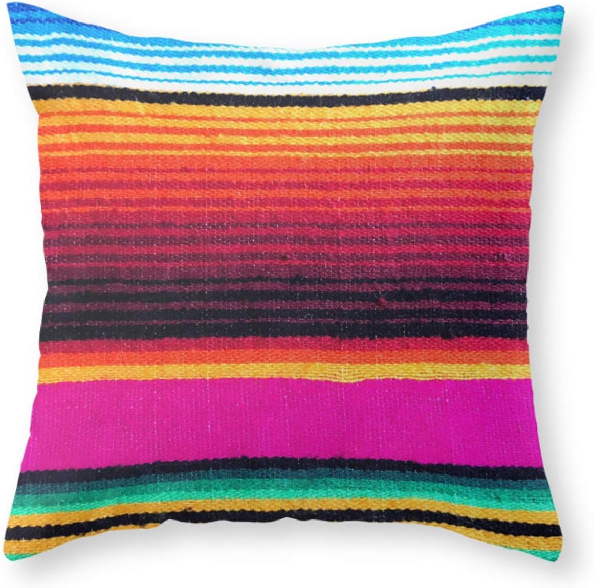 serape throw pillows