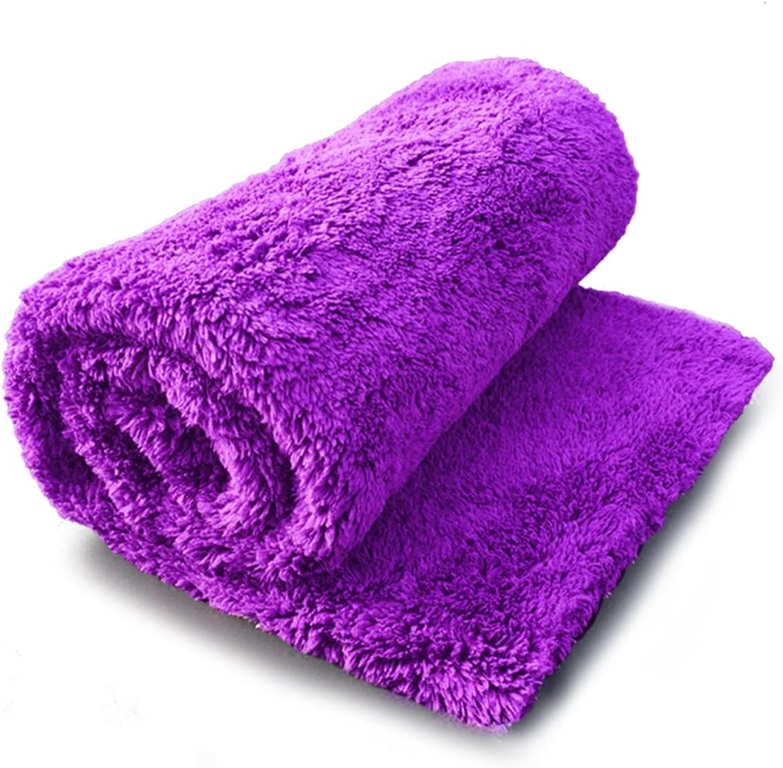 Pure Definition Edgeless Microfibre Towel - Plush Microfiber Cloth For Flawless Car Drying and Buffing, 40 x 60cm 565GSM