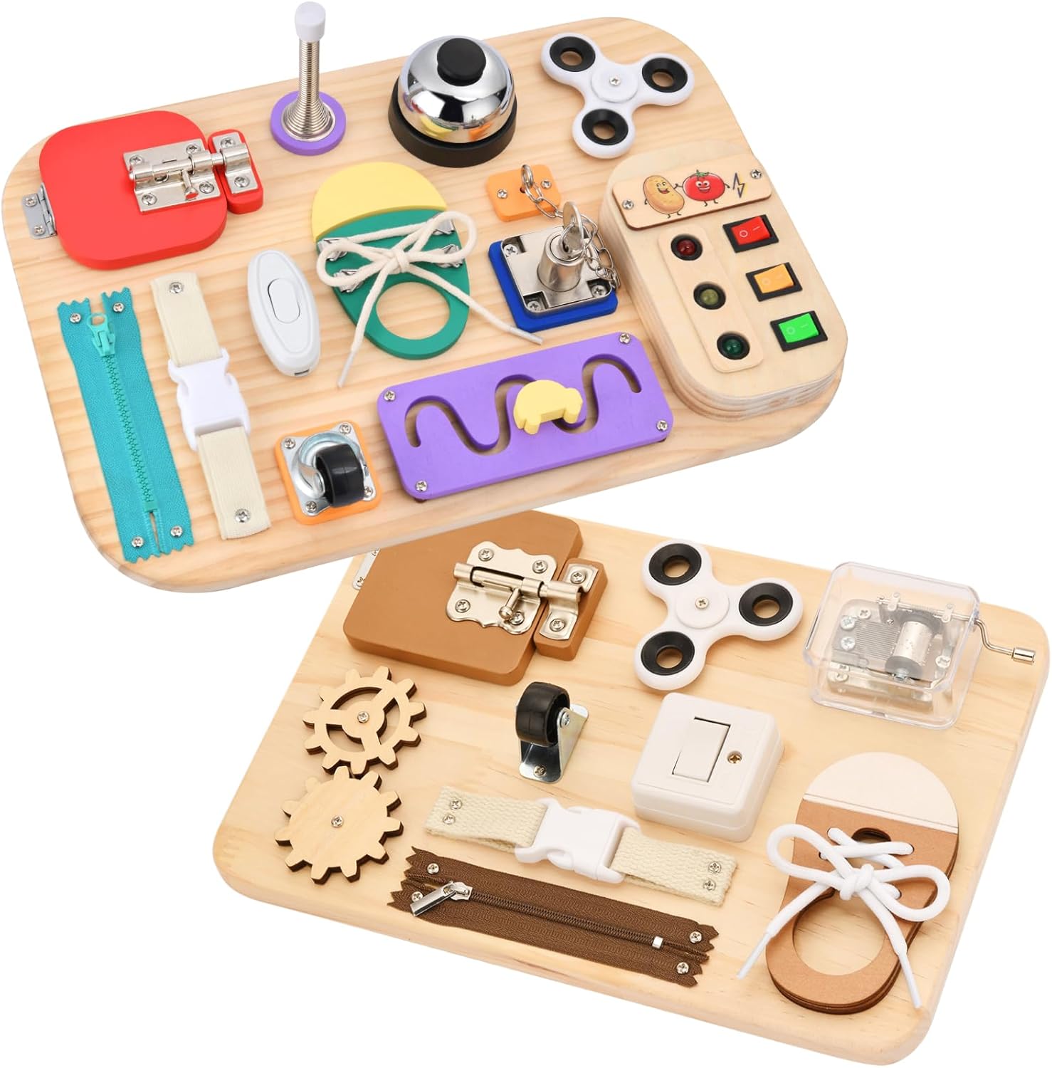 Potatomato Montessori Busy Board 2 Set