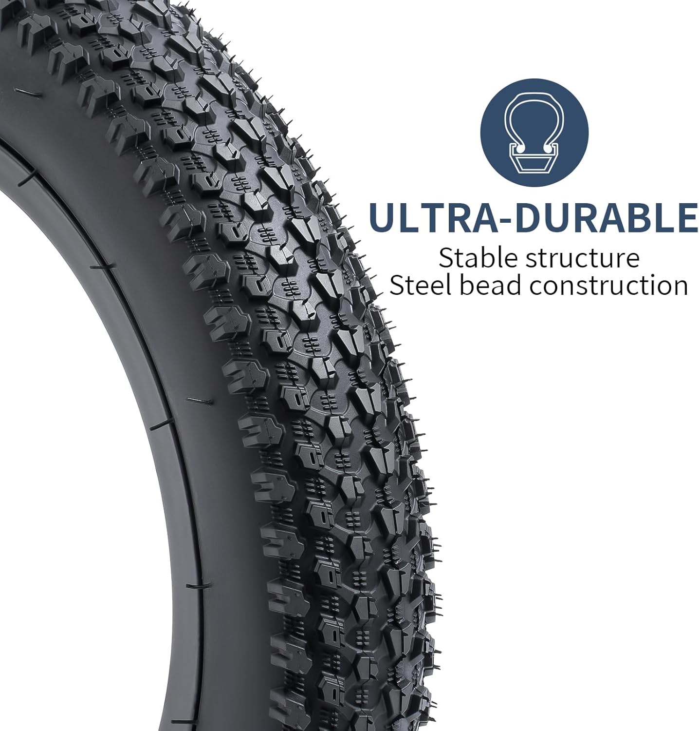 YUNSCM 2-PCS 12" Kids Bike Tires 12x2.125/54-203 and 12.5" Bike Tubes Schrader Valve Compatible with 12x2.10 12x2.125 12x2.15 Mountain Bike Bicycle Tires and Tubes