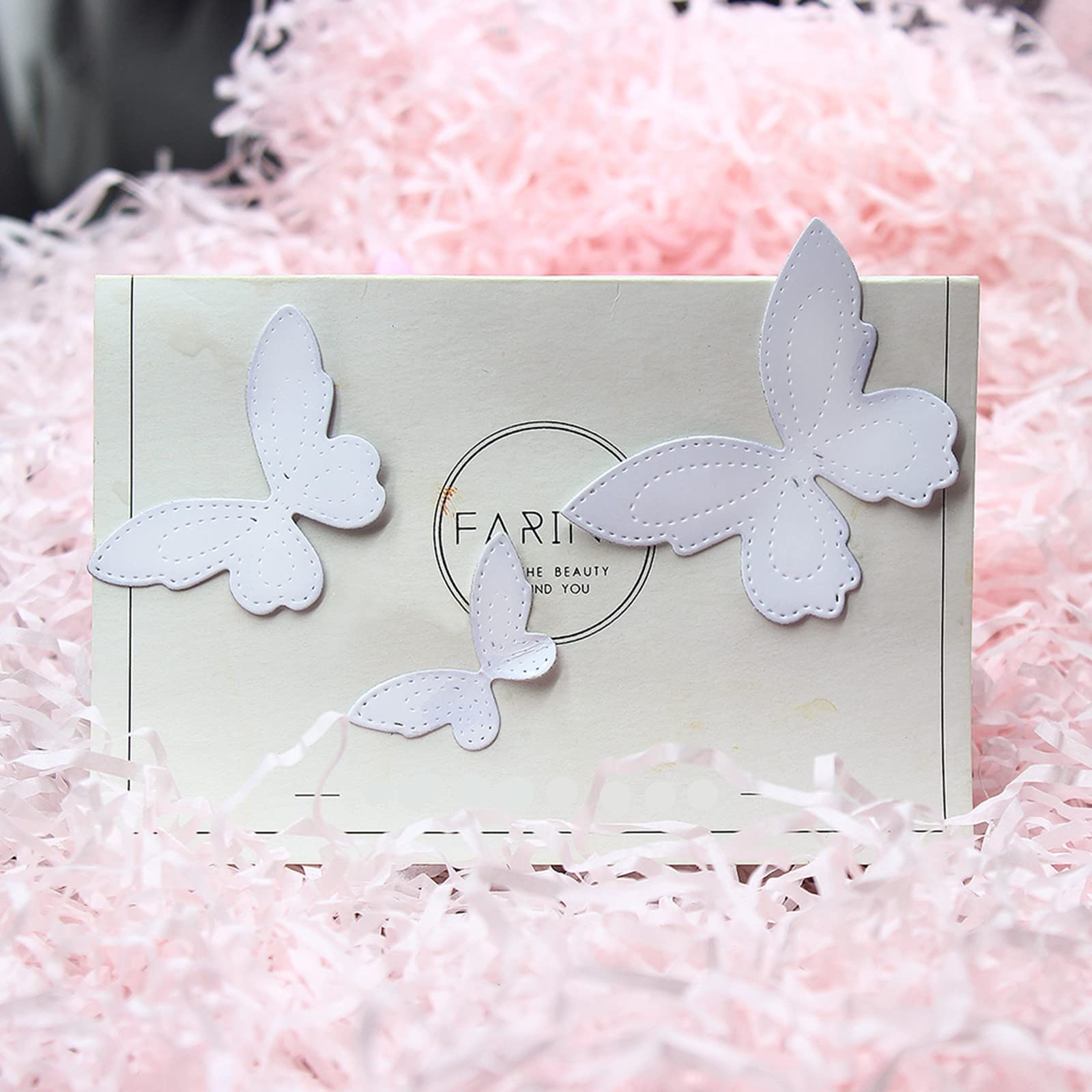 9-teilige Schmetterling-Stanzformen Set - Metall-Prägeschablonen Für DIY