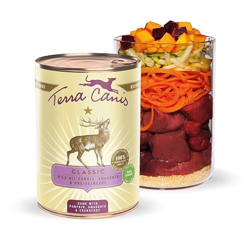 Terra Canis Salvaje con Calabaza, Comida húmeda clásica para Perros, 400g