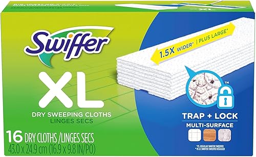 SWIFFER SWEEPER - Paños desechables para barrido, 16 cajas (paquete de 6)