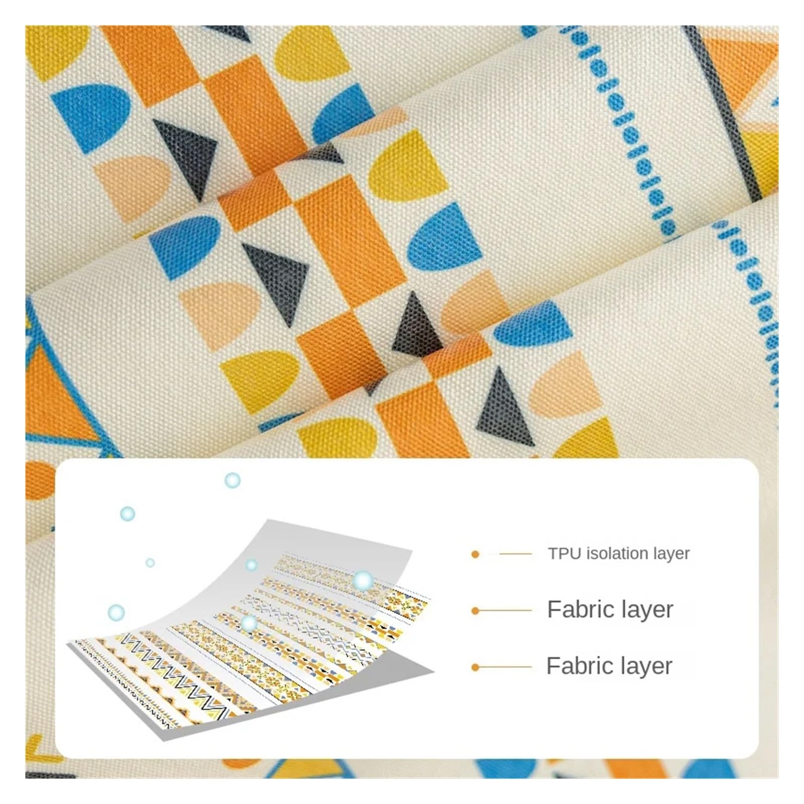 Mantel impermeable, tela de algodón y lino resistente al aceite, diseño étnico rectangular con borlas, perfecto para casas de familia, 120 x 160 cm