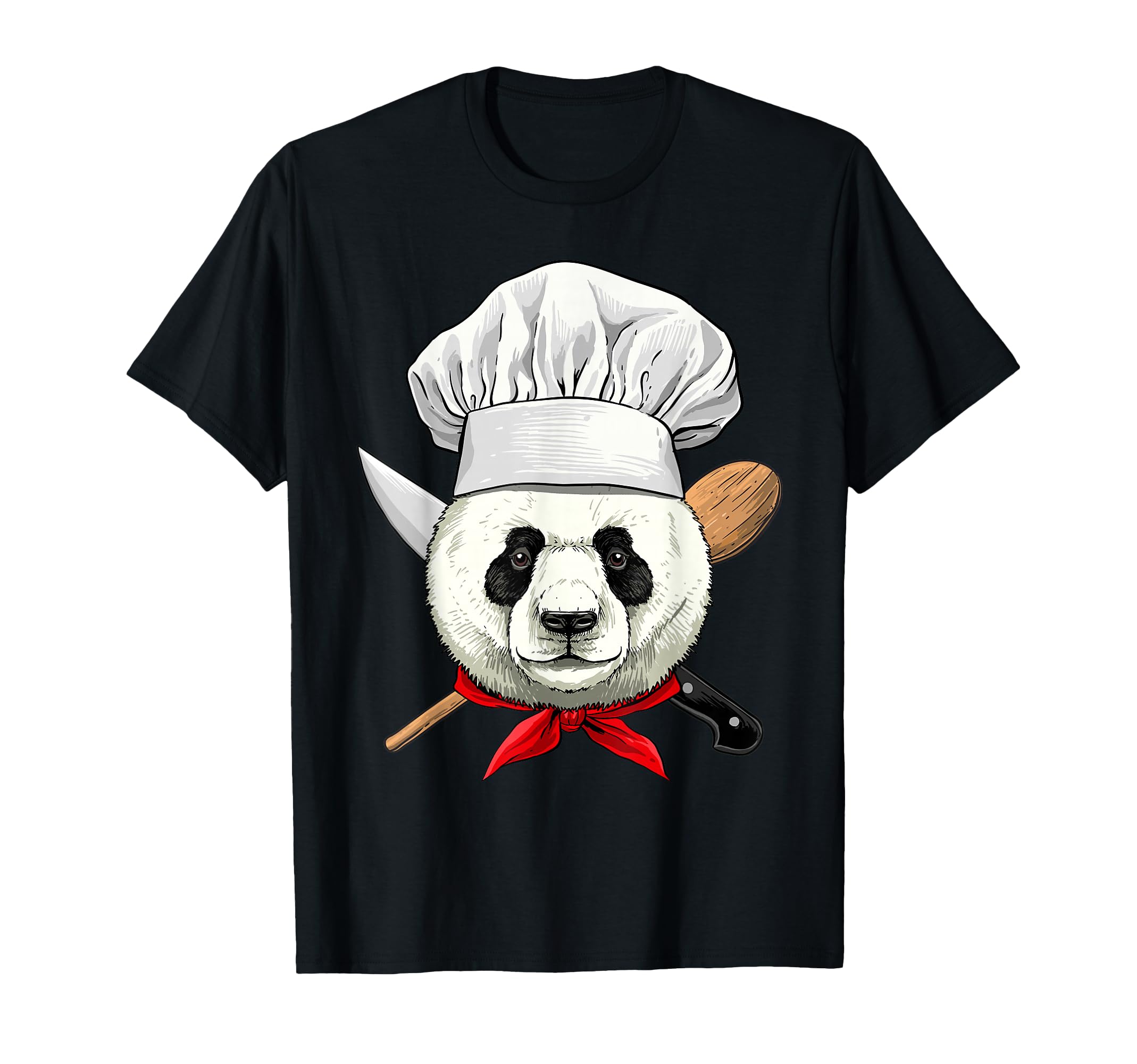 Restaurant Panda Chef Cook Culinary Kitchen Cooking Lover T-Shirt