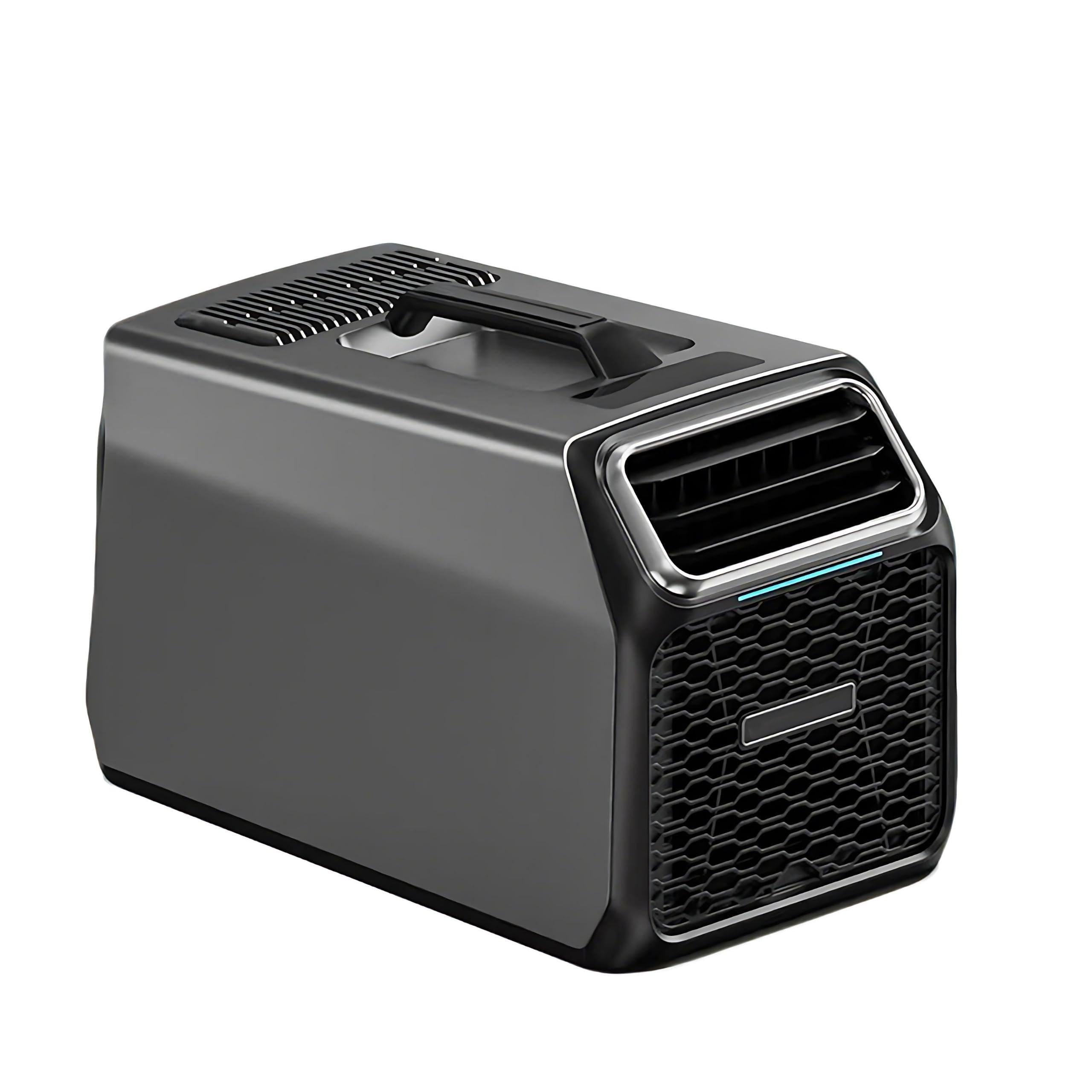 QIUNAOZI Compact Camping Air Conditioner, Camping Ac Unit For Tent - 3-in-1 Cooling, Dehumidification, 12-Hour Timer, Compact Size, with Remote Control - Made for Tents, Campers, Personal Rooms