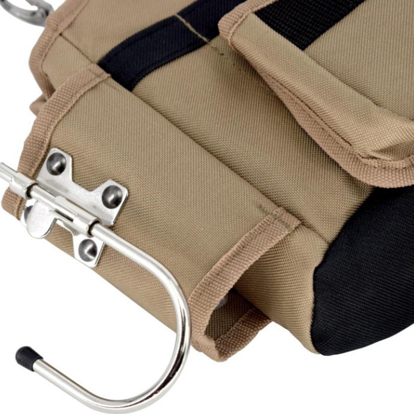 Cinturón Portaherramientas con Correas para Los Hombros, Organizador, Transpirable, Cintura Ajustable, con Múltiples Bolsillos, Ideal para...