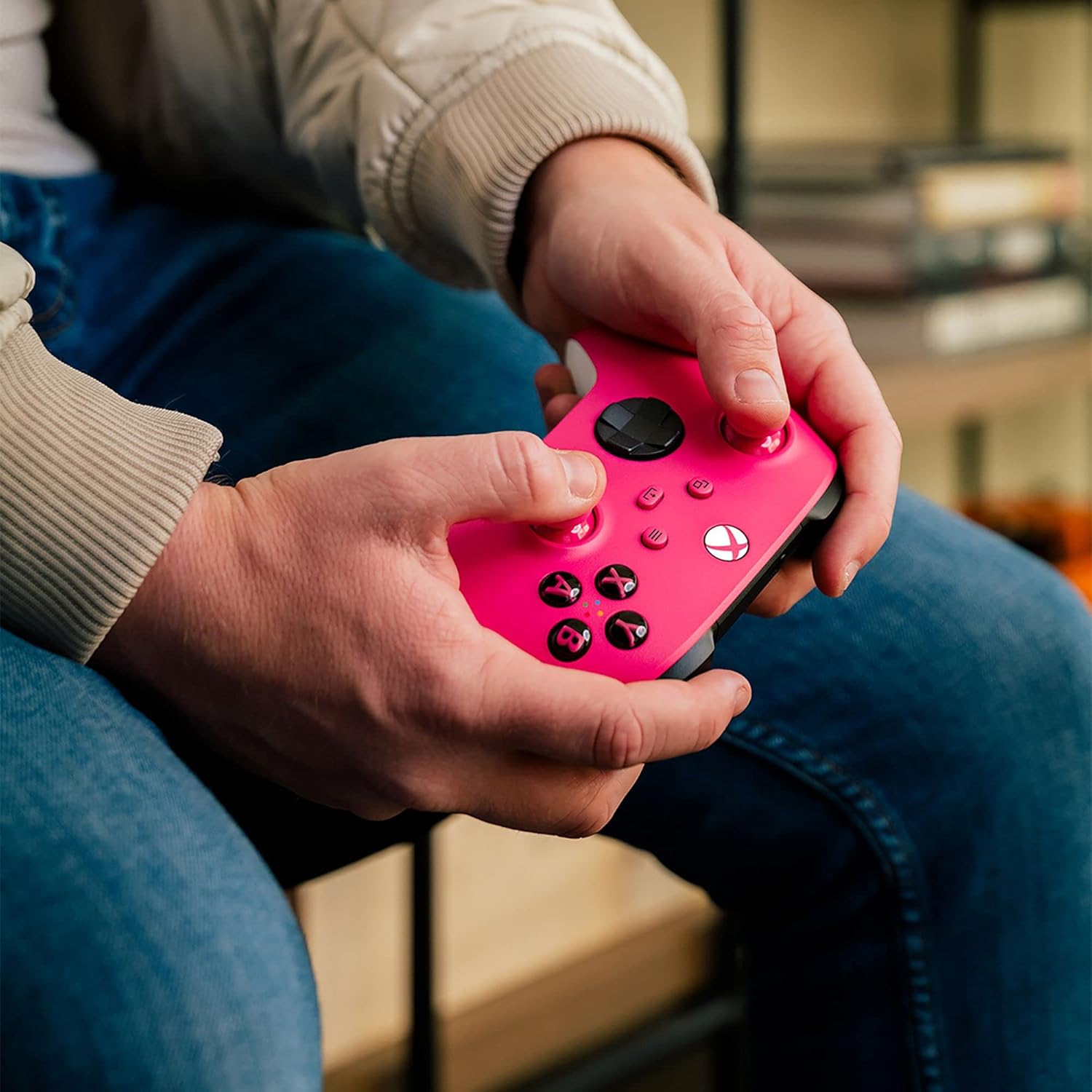 Microsoft Controller for Series X / S, & Xbox One (Latest Model) - Deep Pink (Renewed) 8 71nU6RuCkYL. SL1500