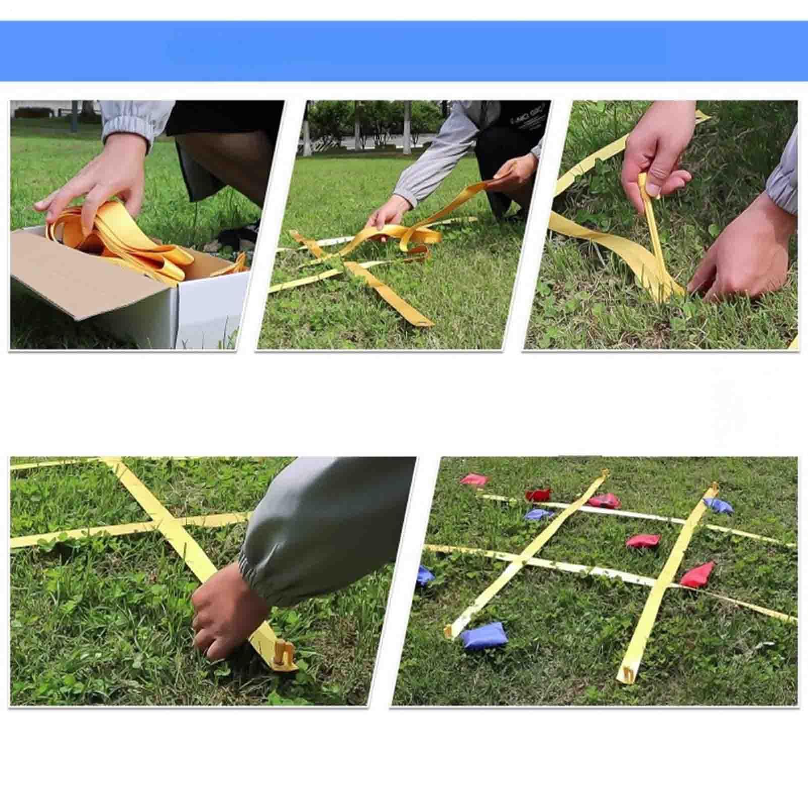 Juego de lanzamiento de jardín, juegos de lanzamiento de jardín grande para el patio trasero, juego de fiesta interactivo para jardín, celebraciones familiares, fin de semana, escuela, patio, exterior
