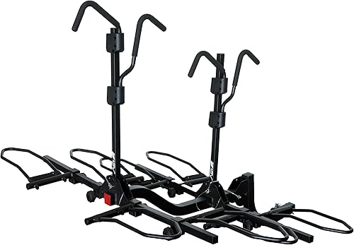 BV Soporte de enganche de 4 bicicletas para automóvil, camión, SUV, para bicicletas estándar, bicicleta eléctrica, bicicletas de neumáticos gruesos,
