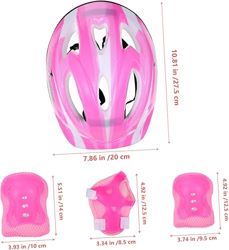 Miniatura 7 de BESPORTBLE 1 juego de rodilleras protectoras para niños, equipo para exteriores, rodilleras deportivas para niños, kit de equipo de equitación para