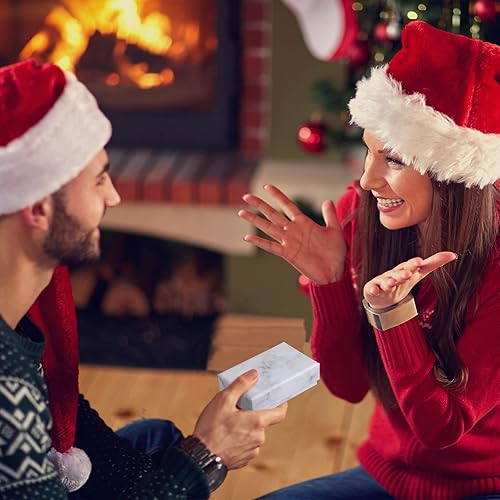 Miniatura 7 de Fumete Caja de regalo de 150 piezas de joyería de cartón a granel, caja de regalo de joyería de mármol, almacenamiento para el día de la madre,