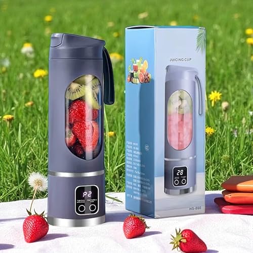 Miniatura 4 de Batidora portátil para batidos y batidos (blanco)