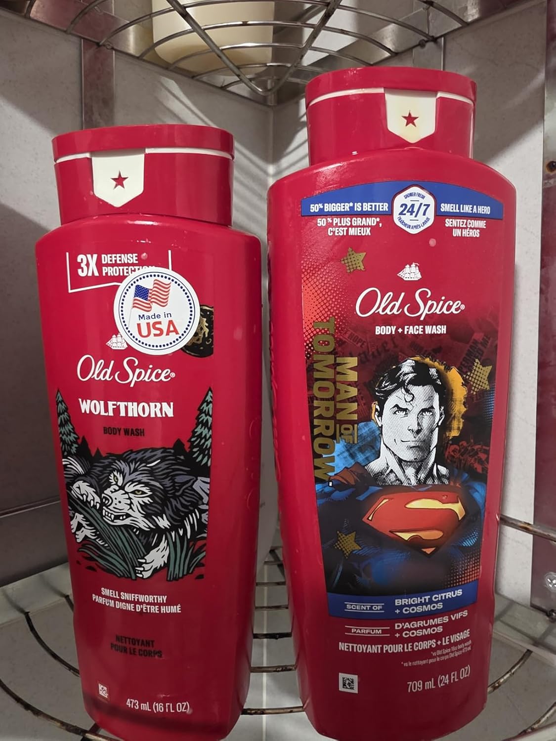 Old Spice Body Wash for Men, Aquaman: King of Atlantis, 3X Defense, 24/7 Shower Fresh with Lasting Scent, Cleansing 2-in-1 Body & Face Wash, Smell Like a Hero, Fresh Ocean and Seastorm Scent, 24 oz