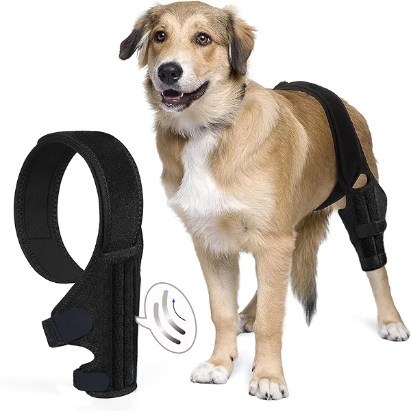 Tinzum L Dog Knee Brace for Torn Acl Hind Leg for Support with Cruciate Ligament Injury, Better Recovery with Dog Leg Braces for Back Leg